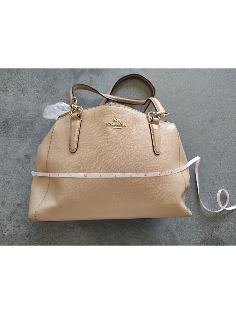 Coach Mini Christie Satchel - Beechwood Tan AS IS (No Crossbody Strap/Hangtag)